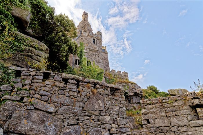 Castle from below at St Michael’s Mount