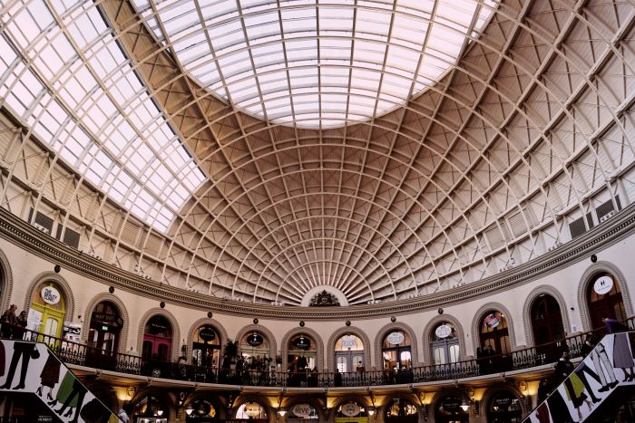 Roof of the Leeds Corn Exchange