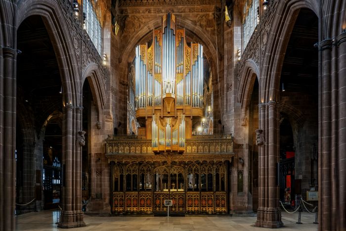Organ in Manchester Cathedral