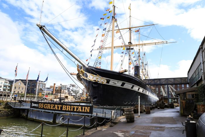 SS Great Britain on a sunny day in Bristol